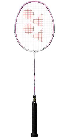 Yonex Nanoray 10F Badminton Racket - White/Pink - main image